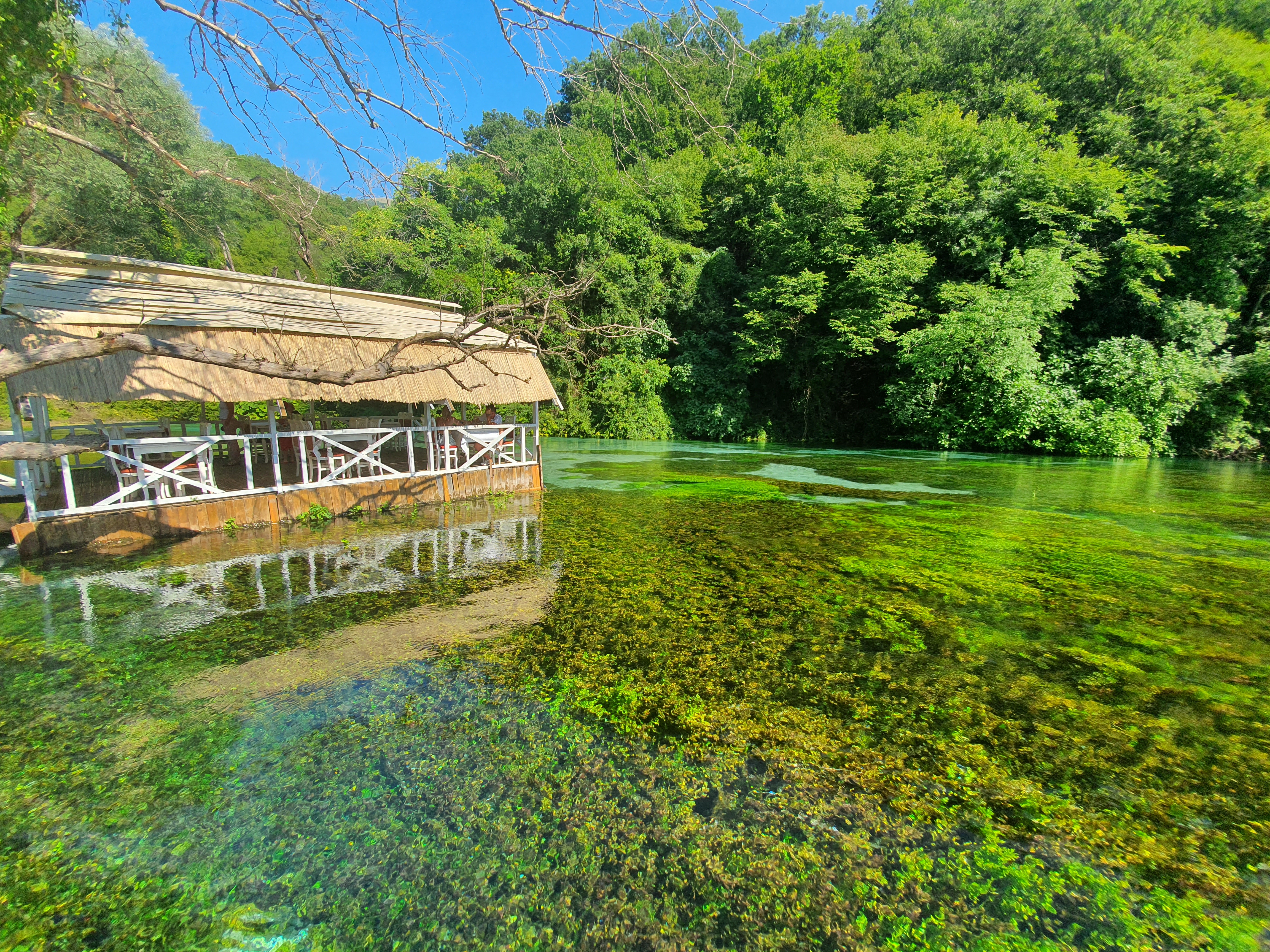 Crystal clear water